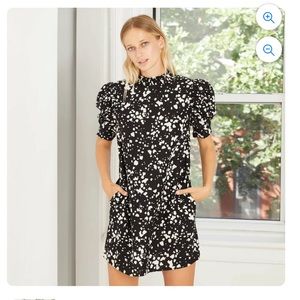 Who What Wear Black & White Dress